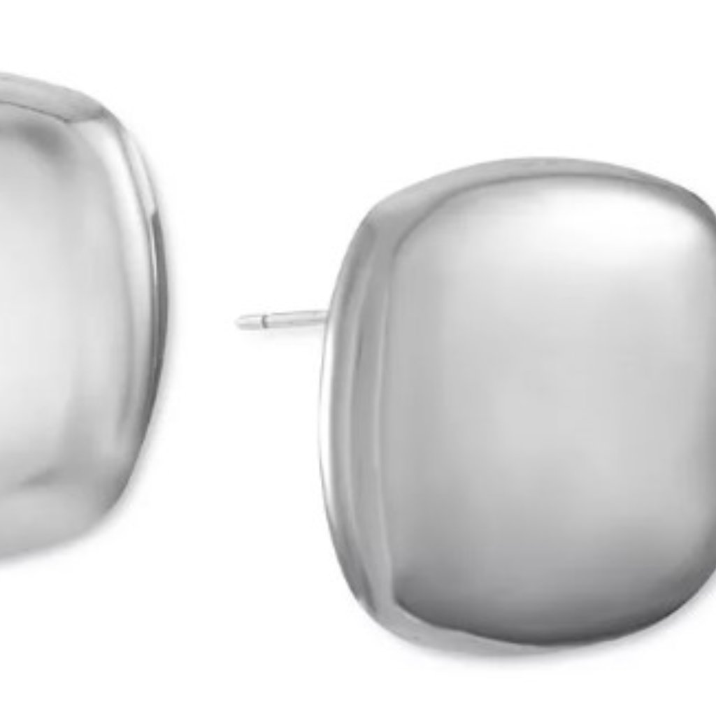 Alfani Silver-Tone Square Stud Earrings 20$